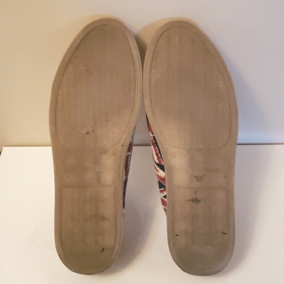 Antonio Biaggi Union Jack canvas Sneakers 11.5 EUC - Picture 6 of 9